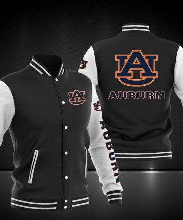 Auburn Tigers Ncaa Baseball Varsity Jacket Full Color