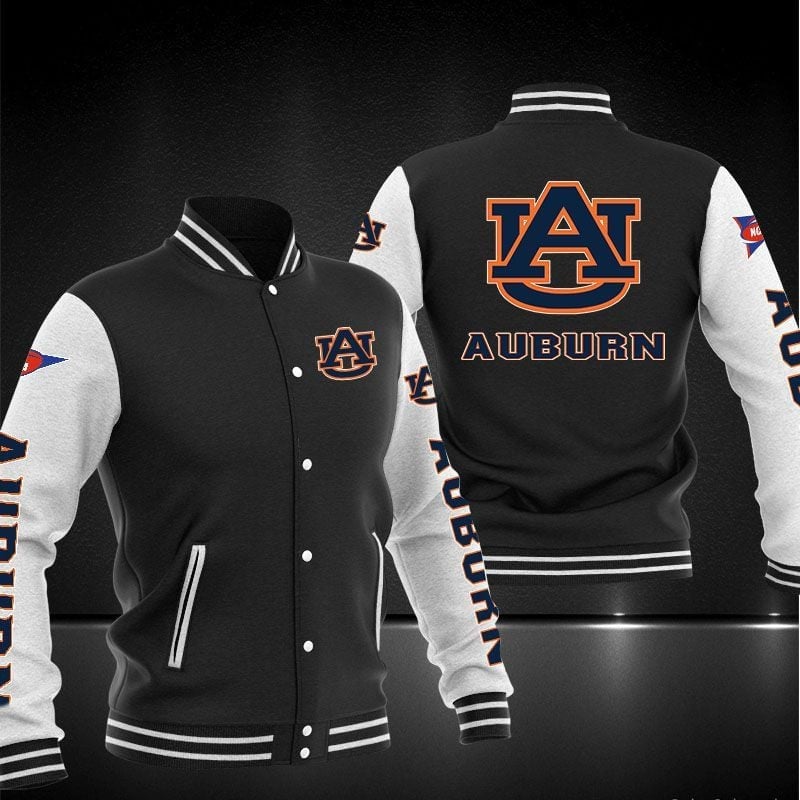 Auburn Tigers Ncaa Baseball Varsity Jacket Full Color
