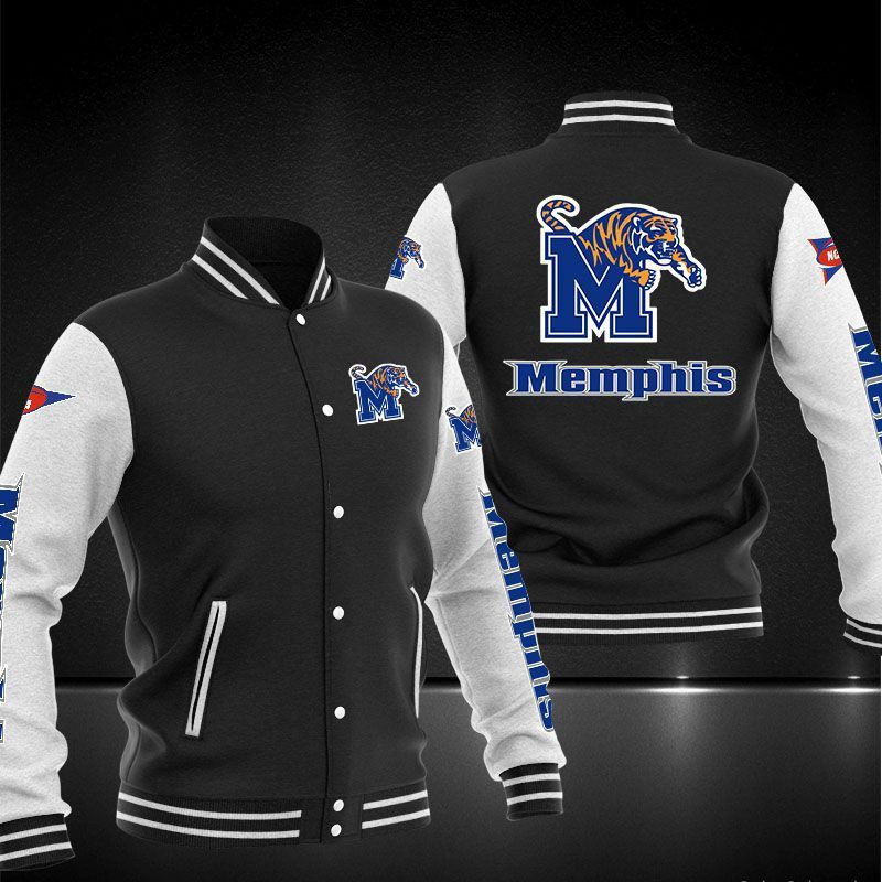 Memphis Tigers Ncaa Baseball Varsity Jacket Full Color
