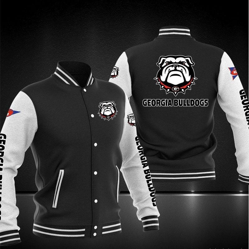 Georgia Bulldogs Ncaa Team Name And Logo Varsity Jacket