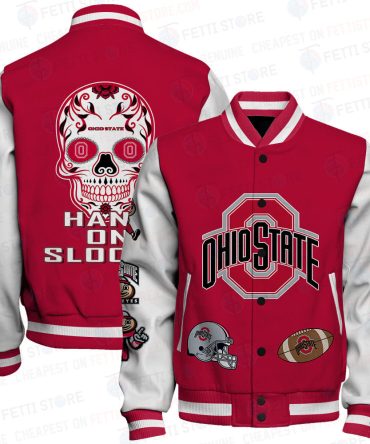 Ohio State Buckeyes Ncaa Football Aop Varsity Jacket Stm