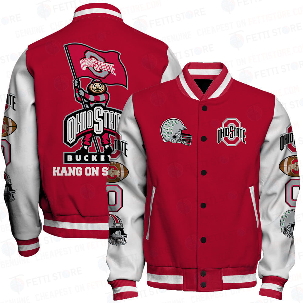 Ohio State Buckeyes Ncaa Football Varsity Jacket