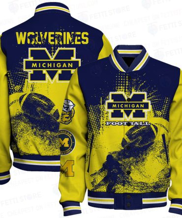 Michigan Wolverines Ncaa Division I Football Varsity Jacket Sh1 V1