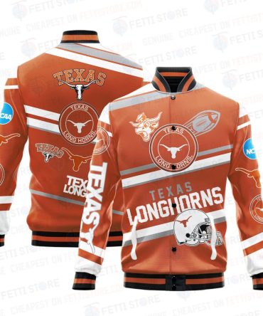 Texas Longhorns Ncaa Division I Football Varsity Jacket Sh1 V2
