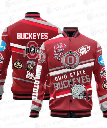 Ohio State Buckeyes Ncaa Division I Football Varsity Jacket Sh1 V2