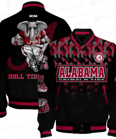 Alabama Crimson Tide Ncaa Division Football Varsity Jacket Stm V2