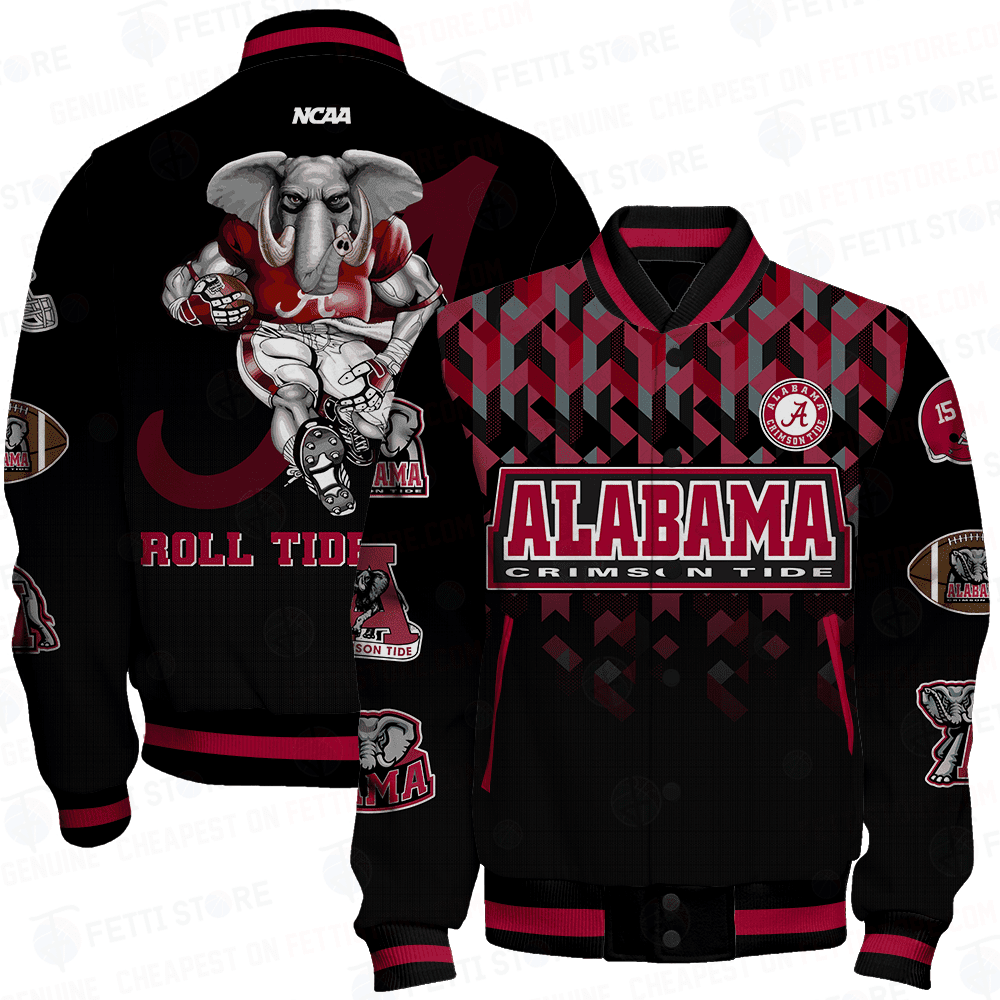 Alabama Crimson Tide Ncaa Division Football Varsity Jacket Stm V2