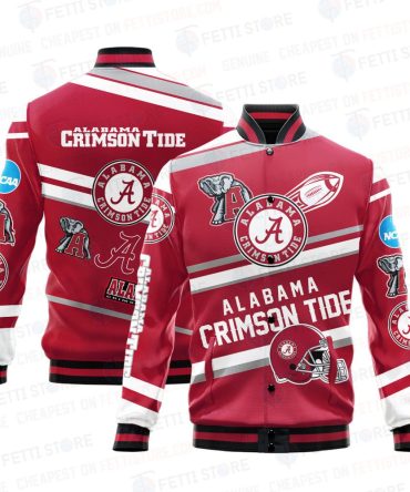 Alabama Crimson Tide Ncaa Division I Football Varsity Jacket Sh1 V2
