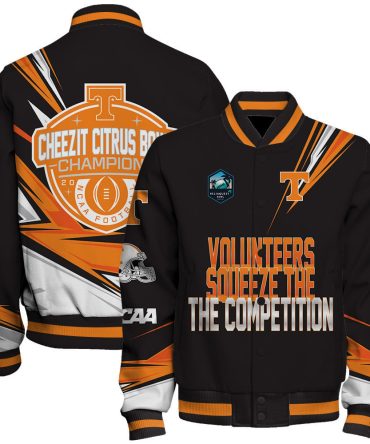 Tennessee Volunteers 2024 Citrus Bowl Ncaa Volunteers Squeeze The Competition Varsity Jacket