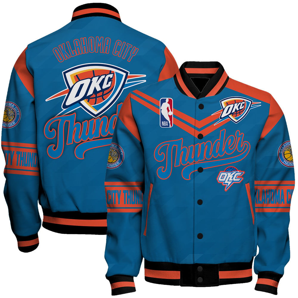 Oklahoma City Thunder - National Basketball Association Aop Varsity Jacket Sfat V9