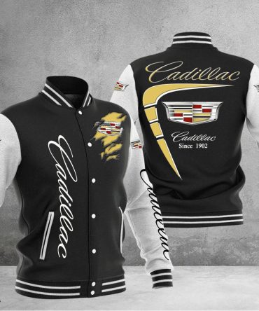 Cadillac Baseball Varsity Jacket Full Color