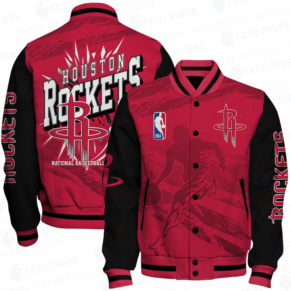 Houston Rockets - National Basketball Association Print Varsity Jacket Sfat V27