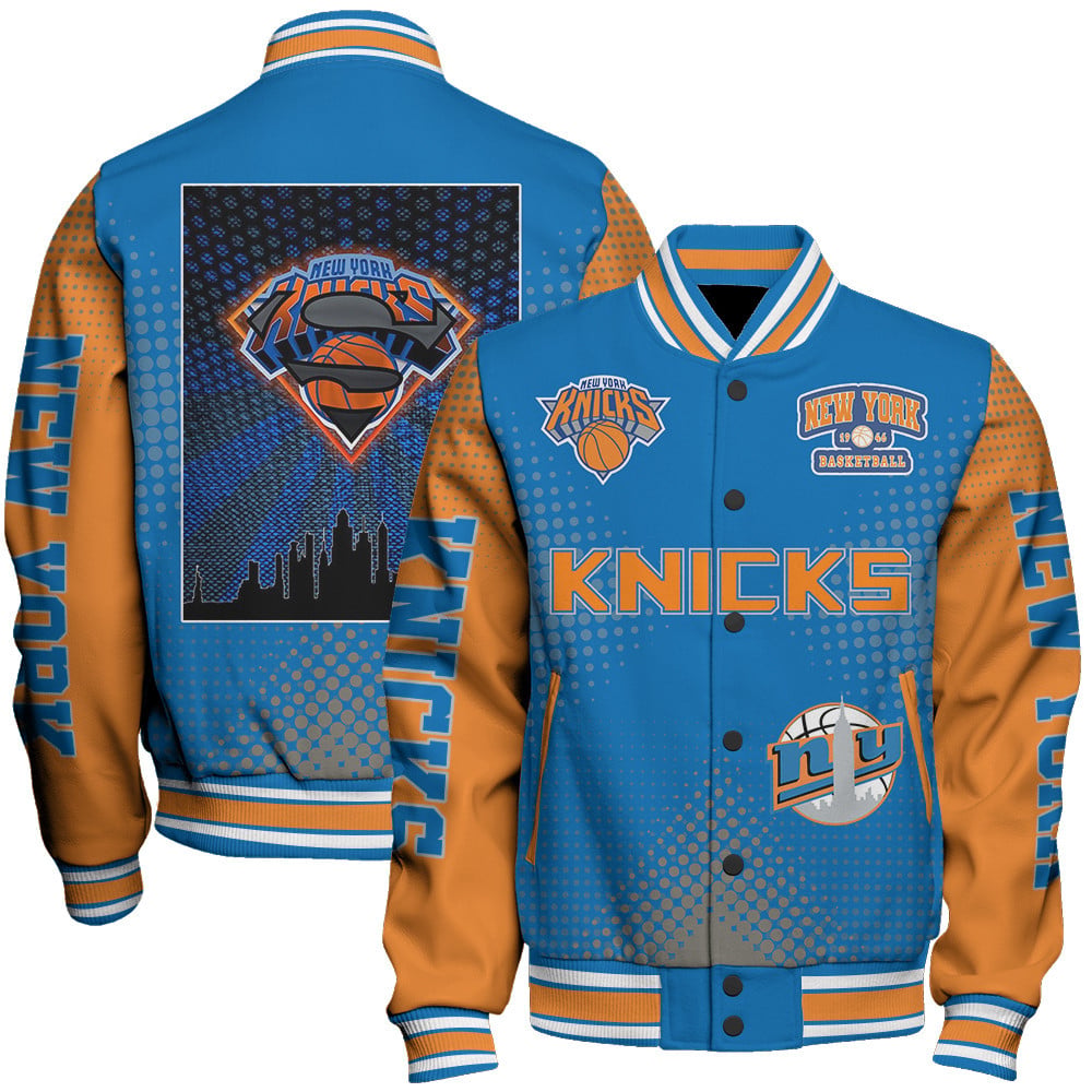 New York Knicks - National Basketball Association Aop Varsity Jacket Stm V18