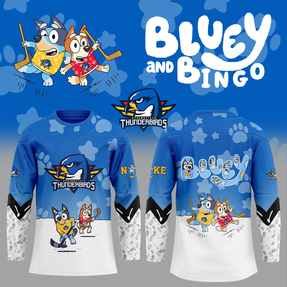 Springfield Thunderbirds X Bluey And Bingo Jersey