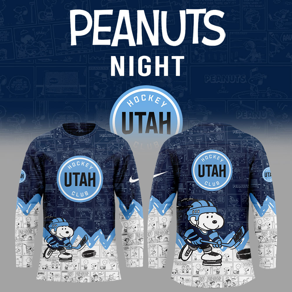 Utah Hockey Anniversary Of Peanuts Jersey
