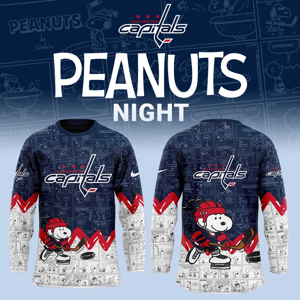 Washington Capitals Anniversary Of Peanuts Jersey