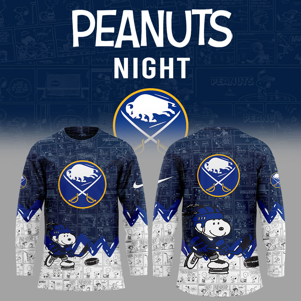 Buffalo Sabres Anniversary Of Peanuts Jersey
