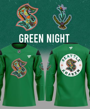 Seattle Kraken Green Night Jersey