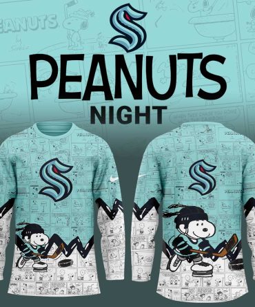 Seattle Kraken Anniversary Of Peanuts Jersey