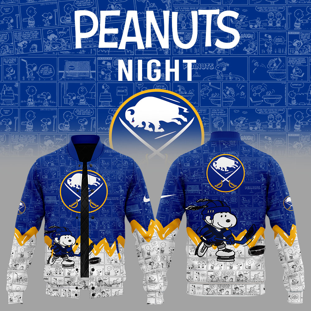 Buffalo Sabres Anniversary Of Peanuts Jacket