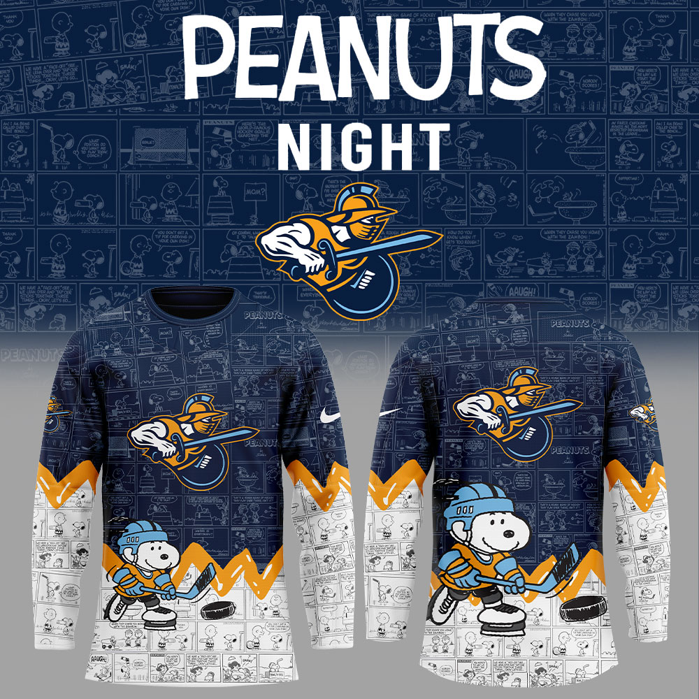 Atlanta Gladiators 75Th Anniversary Of Peanuts Jersey