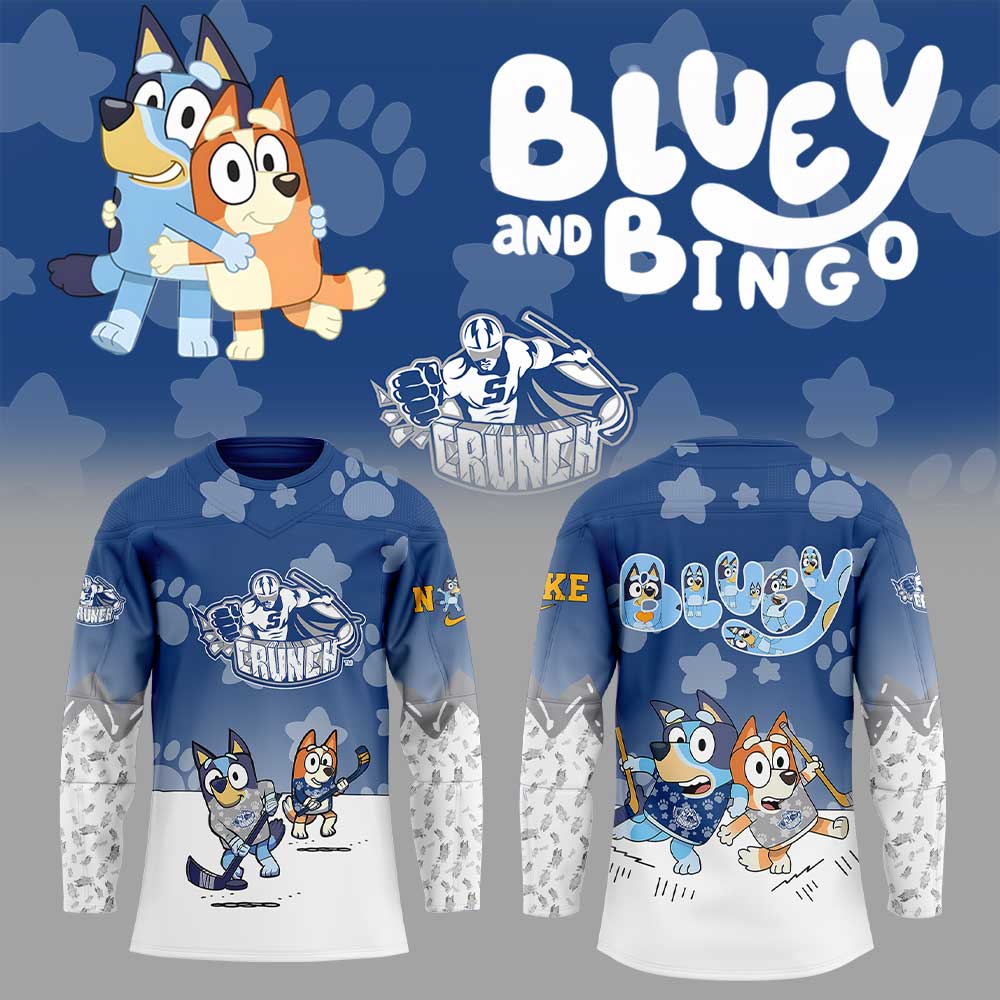 Syracuse Crunch X Bluey And Bingo Jersey