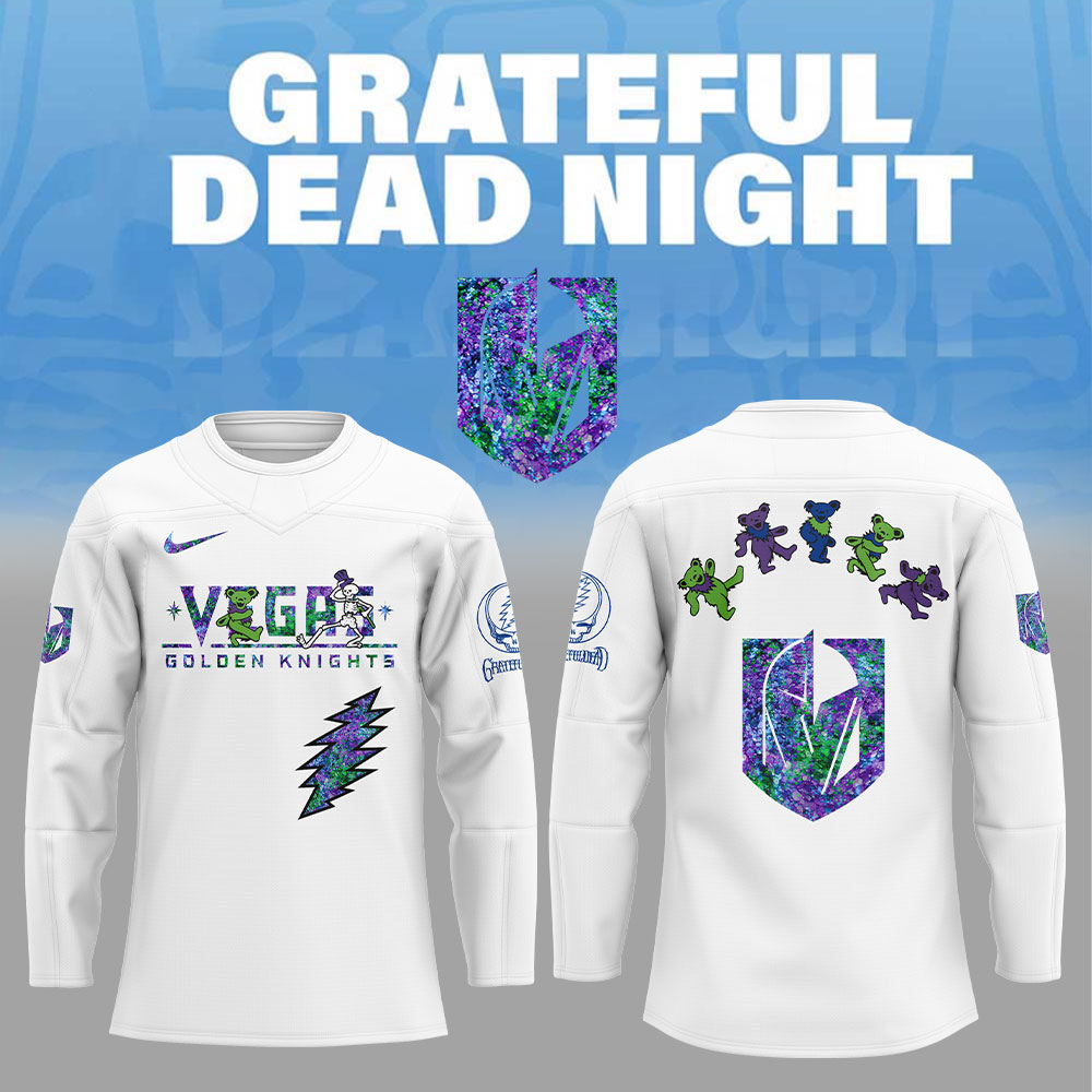 Vegas Golden Knights Grateful Dead Night Jersey