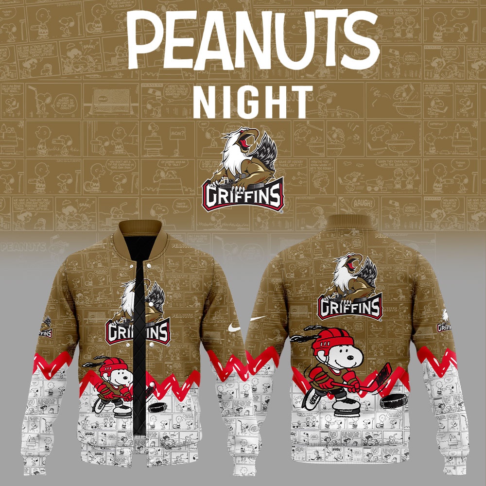 Grand Rapids Griffins 75Th Anniversary Of Peanuts Jacket
