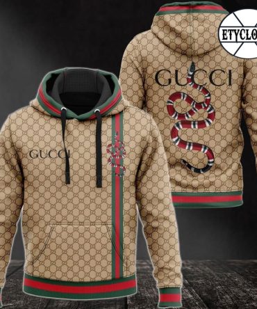 Gucci Snake Unisex Hoodie Hot For Men Women Luxury Brand Clothing Clothes Outfit