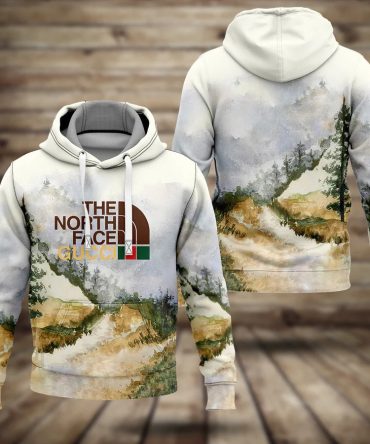 Gucci The North Face Unisex Hoodie Hot For Men Women Luxury Brand Clothing Clothes Outfit