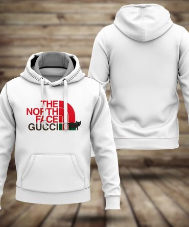 Gucci The North Face Unisex Hoodie Hot For Men Women Luxury Brand Clothing Clothes Outfit