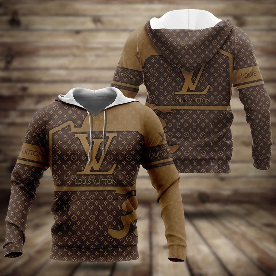 Louis Vuitton Monogram Unisex Hoodie Hot For Men Women Lv Luxury Clothing Clothes Outfit