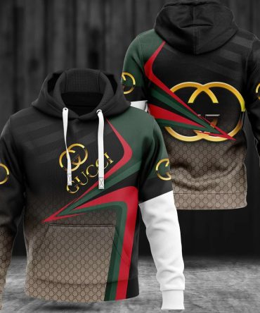 Gucci Black Unisex Hoodie For Men Women Luxury Brand Clothing Clothes Outfit 131 Hdlux