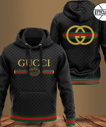 Gucci Black Unisex Hoodie For Men Women Luxury Brand Clothing Clothes Outfit 230 Hdlux