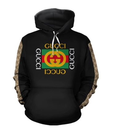 Gucci Black Unisex Hoodie For Men Women Luxury Brand Clothing Clothes Outfit 281 Hdlux