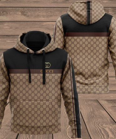 Gucci Brown Unisex Hoodie For Men Women Luxury Brand Clothing Clothes Outfit 144 Hdlux