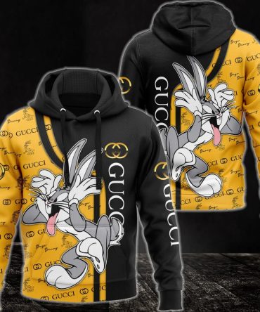 Gucci Bugs Bunny Cartoon Unisex Hoodie For Men Women Luxury Brand Clothing Clothes 132 Hdlux