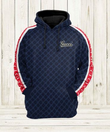 Gucci Navy Unisex Hoodie For Men Women Luxury Brand Clothing Clothes Outfit 270 Hdlux