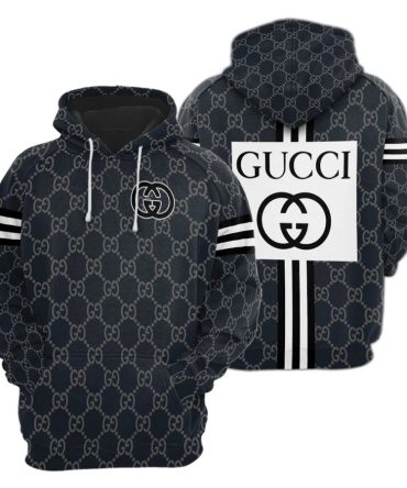 Gucci Navy Unisex Hoodie For Men Women Luxury Brand Clothing Clothes Outfit 359 Hdlux