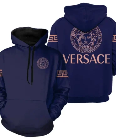 Buy Gianni Versace Purple Unisex Hoodie For Men Women Luxury Brand Clothing Clothes Outfit