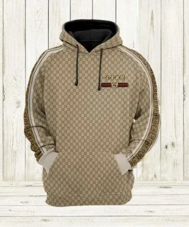Buy Gucci Brown Unisex Hoodie Gucci Logo Hoodie For Men Women