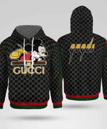 Buy Gucci Mickey Mouse Unisex Hoodie For Men Women Luxury Brand Hoodie Disney Gifts