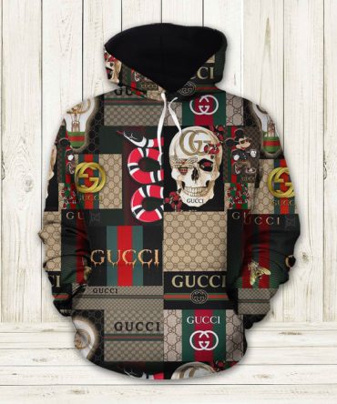 Buy Gucci Skull Unisex Hoodie For Men Women Luxury Brand Outfit