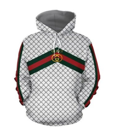 Gucci White Luxury Brand Premium Hoodie For Men Women