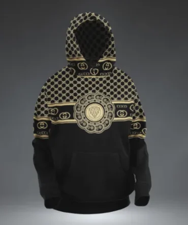 Gucci Black Hoodie Luxury Brand Clothing Clothes Outfit For Men