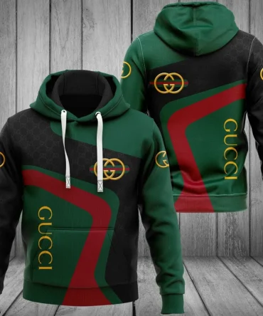 Gucci Black Green Hoodie Luxury Brand Clothing Clothes Outfit For Men