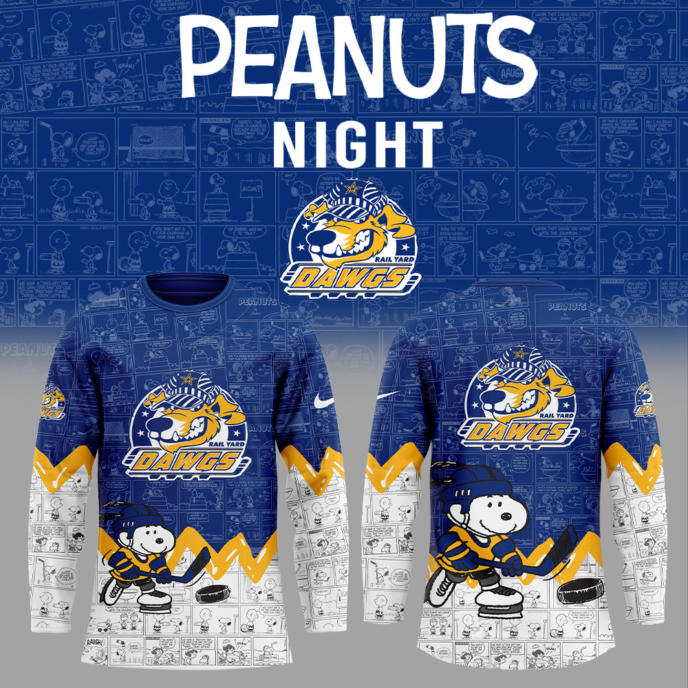Roanoke Dawgs Anniversary Of Peanuts Jersey