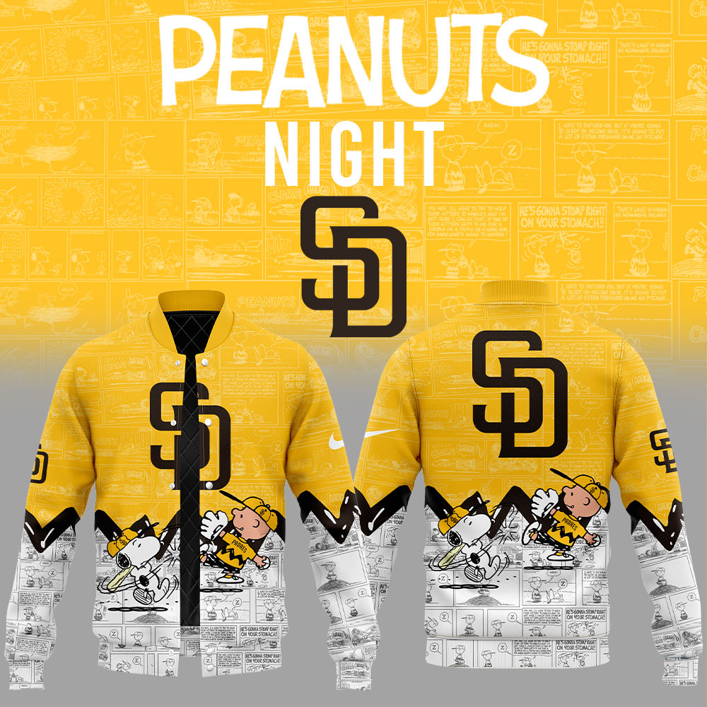 San Diego Padres 75Th Anniversary Of Peanuts Jacket
