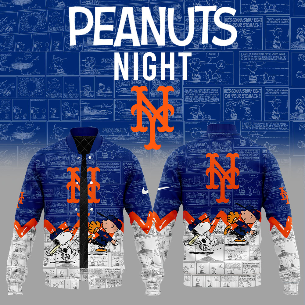 New York Mets 75Th Anniversary Of Peanuts Jacket