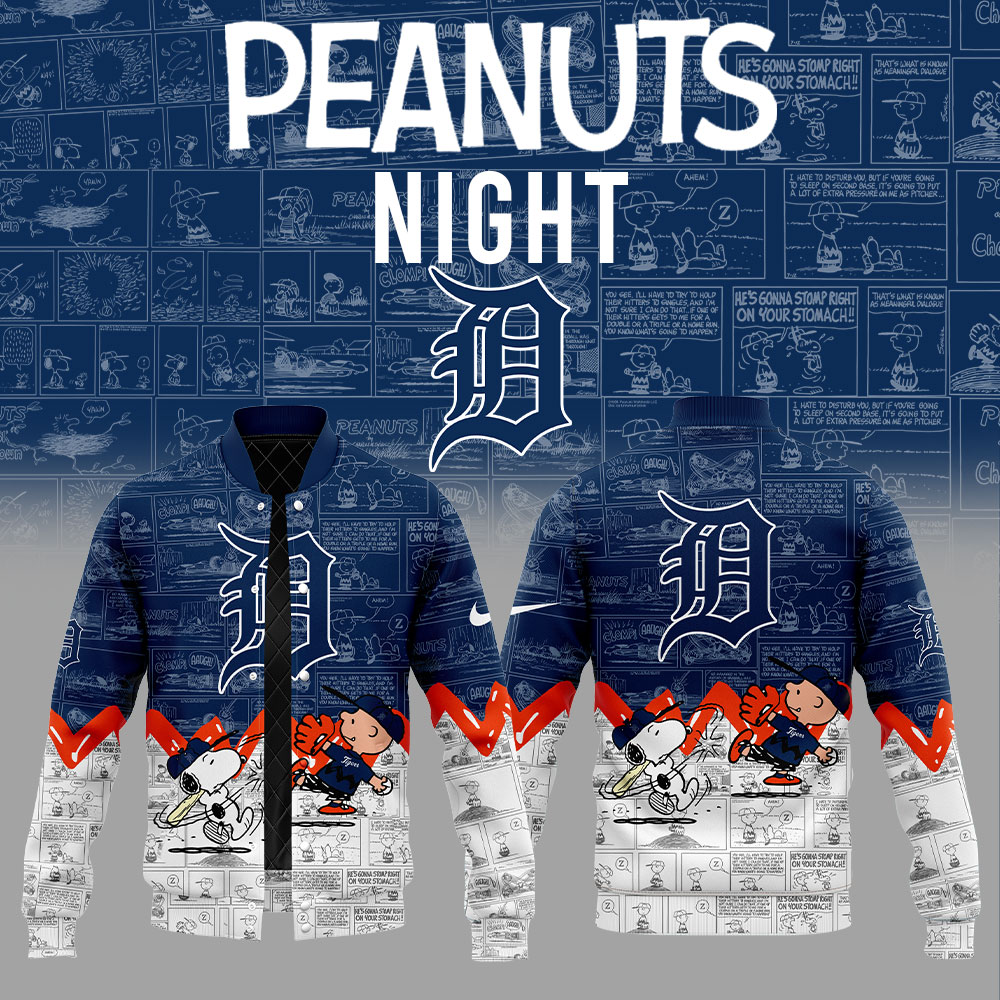 Detroit Tigers 75Th Anniversary Of Peanuts Jacket